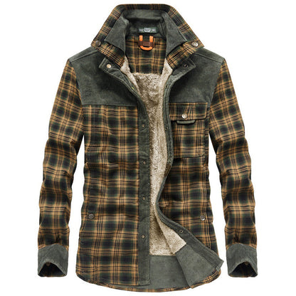 Chemise à carreaux avec doublure chauffante - Idéal pour les sorties d'automne et d'hiver