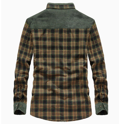 Chemise à carreaux avec doublure chauffante - Idéal pour les sorties d'automne et d'hiver