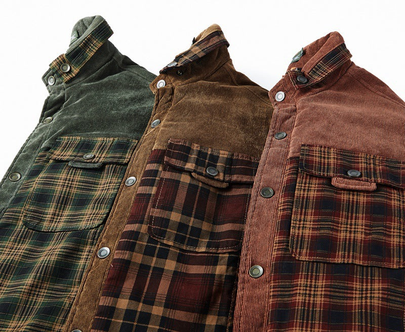 Chemise à carreaux avec doublure chauffante - Idéal pour les sorties d'automne et d'hiver