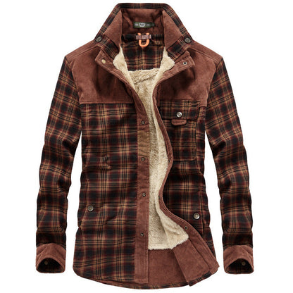 Chemise à carreaux avec doublure chauffante - Idéal pour les sorties d'automne et d'hiver