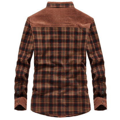 Chemise à carreaux avec doublure chauffante - Idéal pour les sorties d'automne et d'hiver