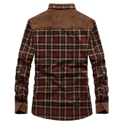 Chemise à carreaux avec doublure chauffante - Idéal pour les sorties d'automne et d'hiver