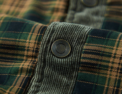 Chemise à carreaux avec doublure chauffante - Idéal pour les sorties d'automne et d'hiver