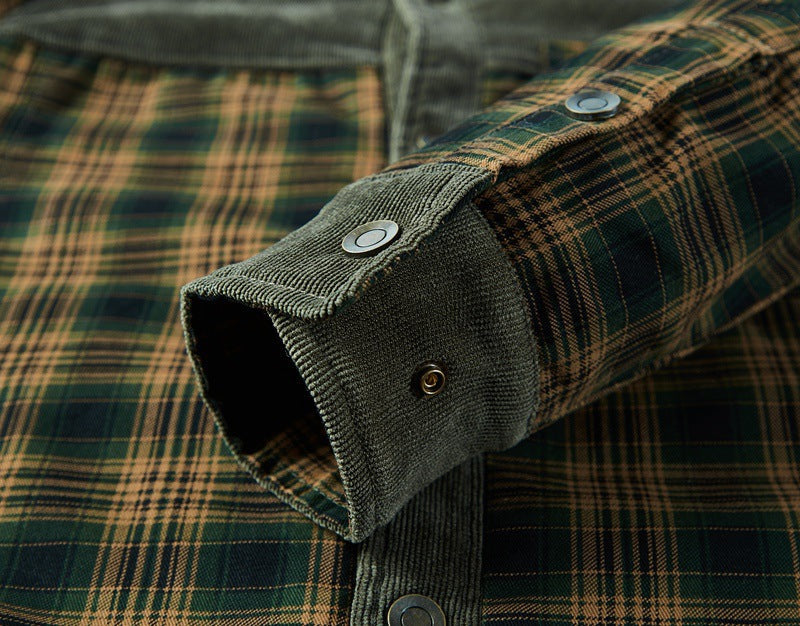 Chemise à carreaux avec doublure chauffante - Idéal pour les sorties d'automne et d'hiver