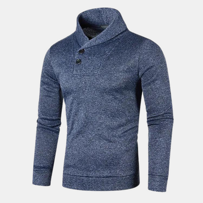 Vue arrière du pull ajusté pour homme