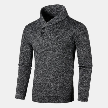 Pull pour homme porté, vue d'ensemble