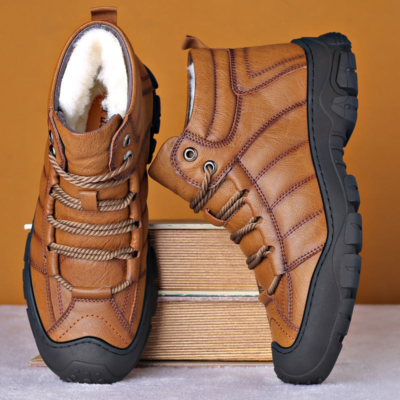 bottines d'hiver pour hommes, vue avant