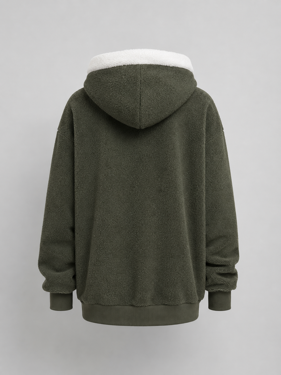 Veste matelassée à capuche pour femme avec doublure sherpa