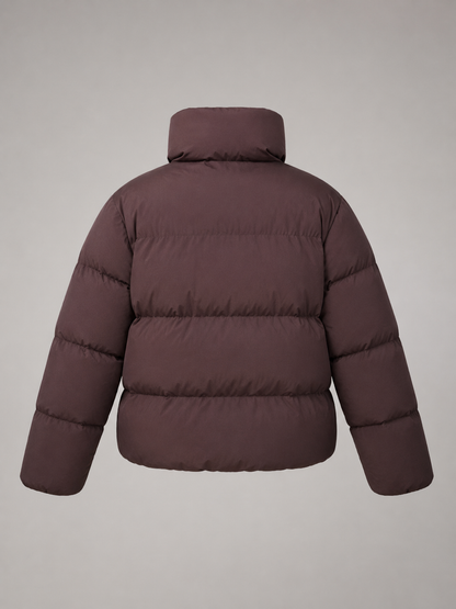 Veste pour femme à fermeture éclair et ceinture, détail de la fermeture éclair