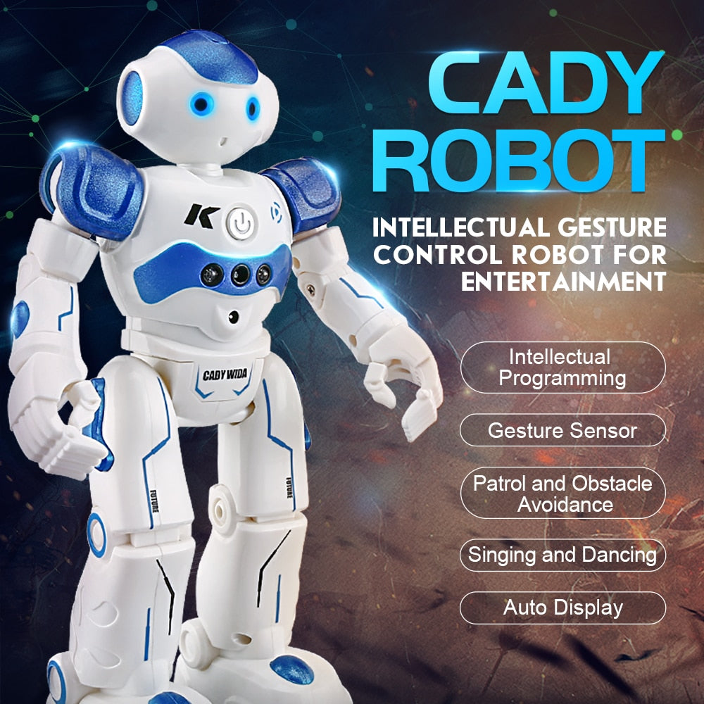 Enfant interagissant avec NovaBot via les commandes gestuelles