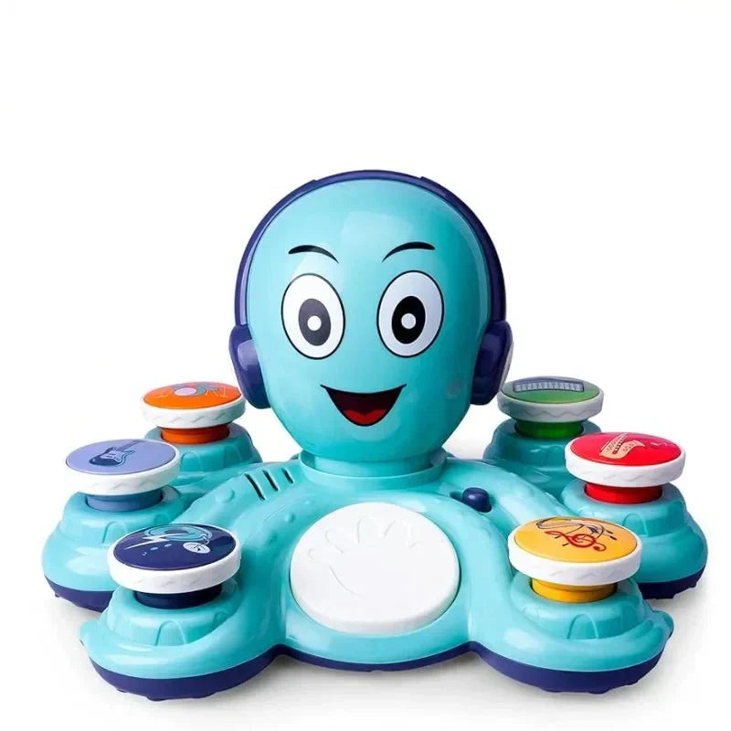 Ensemble musical pour enfants avec tambours et maracas