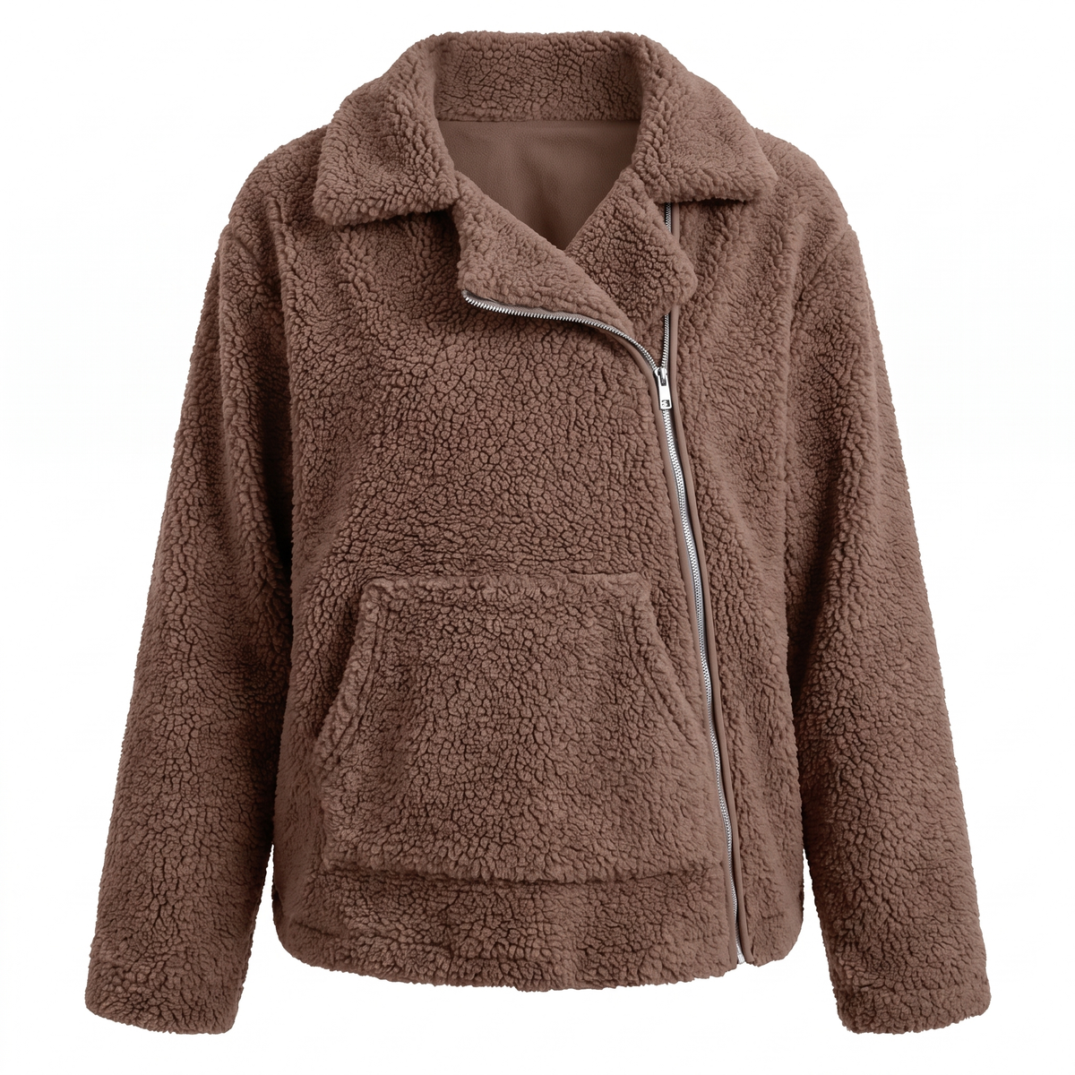 Veste de grossesse en fleece, sur mannequin