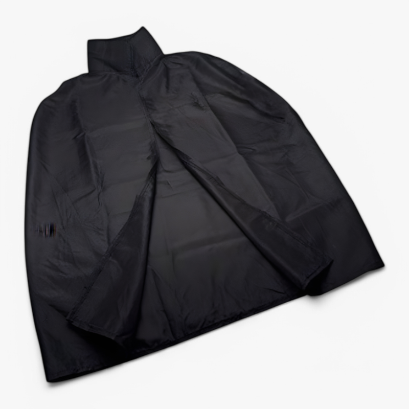 Ensemble de costume de sorcier enfant avec cape et chapeau, vue de dos