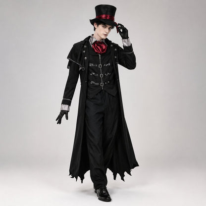 détail du costume de vampire