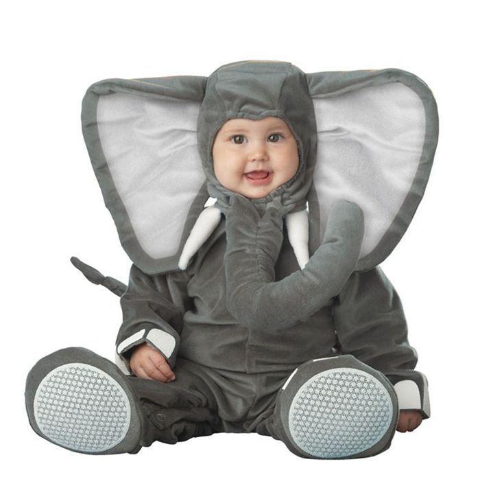 Combinaison de Halloween en coton pour bébé, présentée à plat