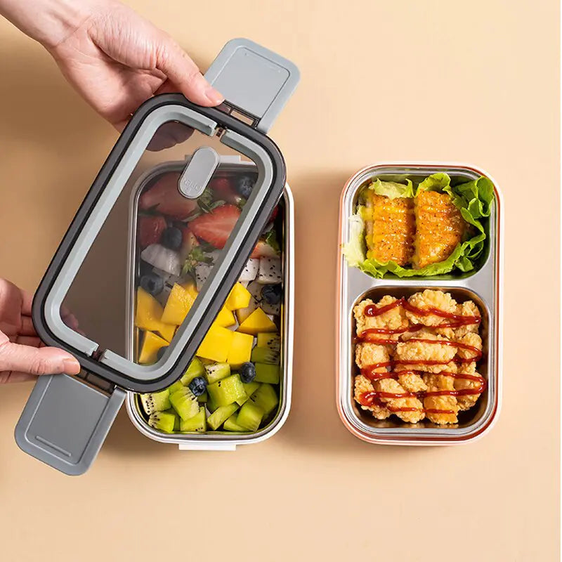 Lunchbox au format compact, vue de dessus