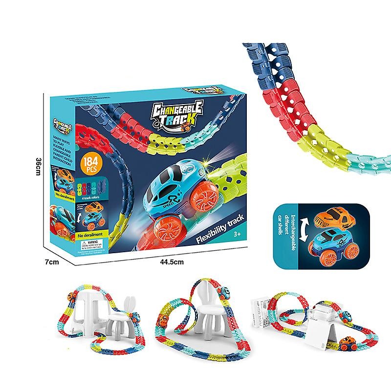 Circuit flexible 184 pièces – 4,4 mètres de piste