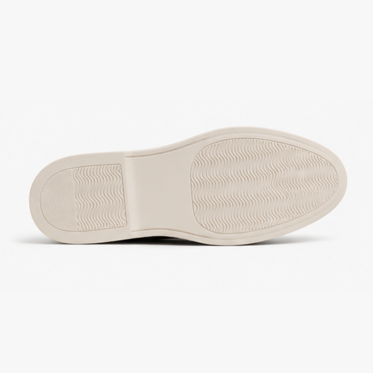Semelle crème légère du mocassin homme marron