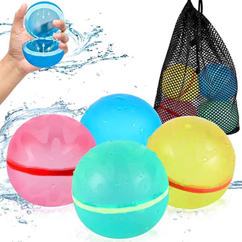 Emballage du lot de ballons d'eau, 4 plus 2 offerts