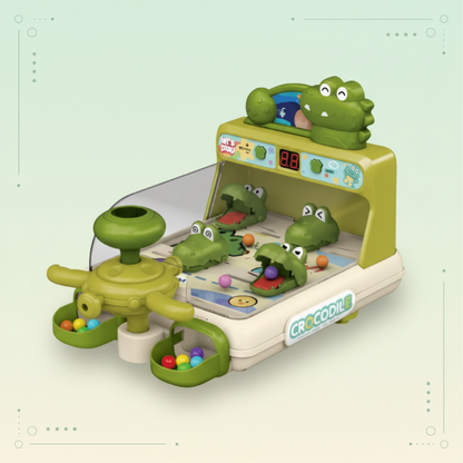 Flipper crocodile d'arcade, coloris vert