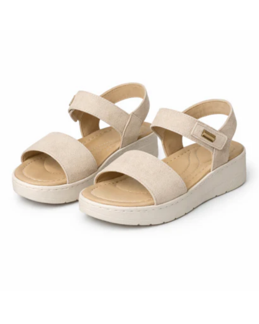 Sandales Compensées Femme – Brides Ajustables & Bout Ouvert, Maintien Plateforme Confort