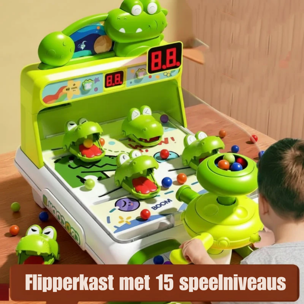 Aperçu des fonctionnalités du flipper crocodile