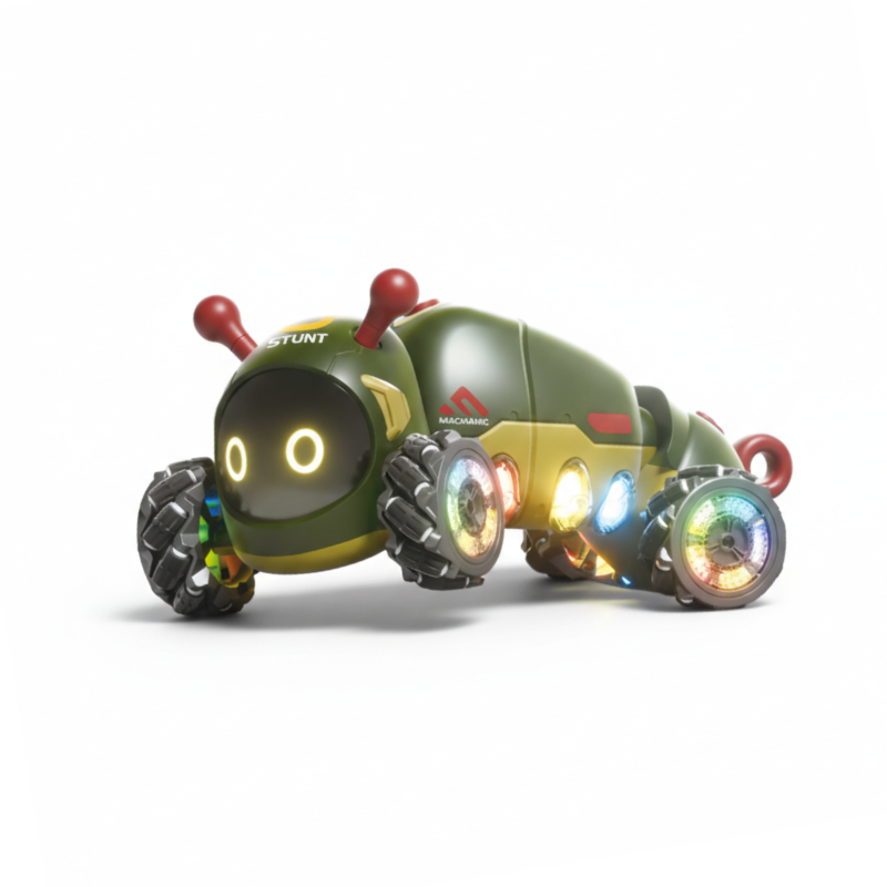 Voiture cascadeuse RC 4x4, coloris vert