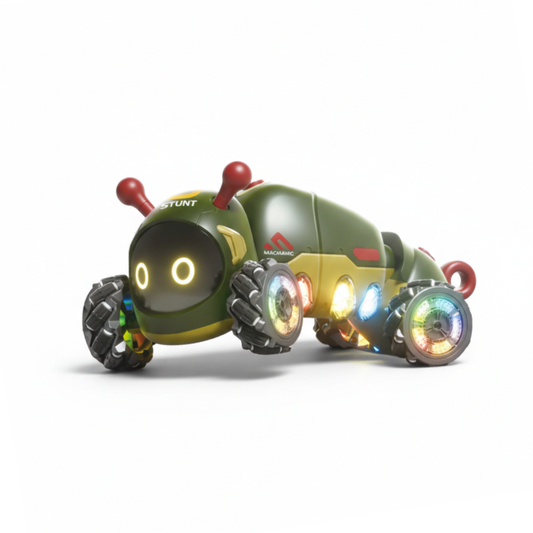 Voiture cascadeuse RC 4x4, coloris vert
