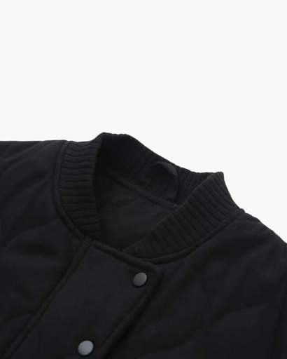 Veste matelassée oversize femme portée en ville