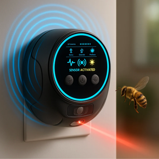 Répulsif Ultrasonique Anti-Guêpes & Abeilles – Protection 360° Sans Produits Chimiques