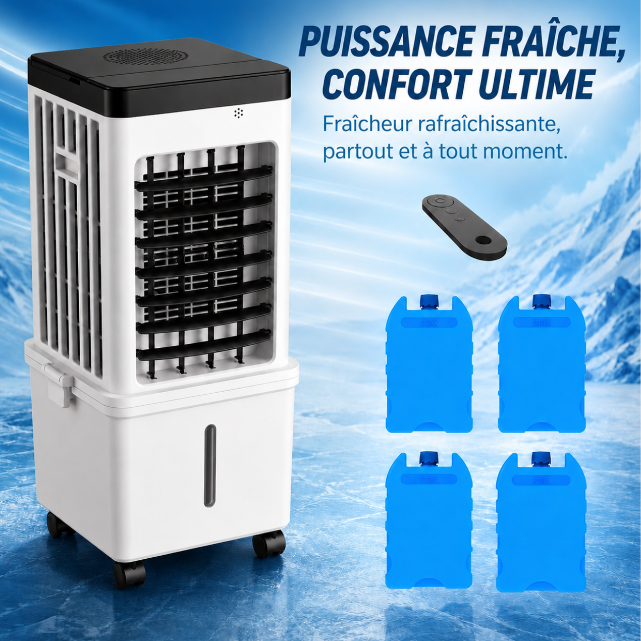 Climatiseur Portable Sans Fenêtre – Refroidissement Instantané pour Toute Pièce