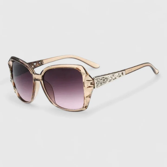Lunettes de Soleil Femme Oversize – Monture Élégante avec Détails Raffinés