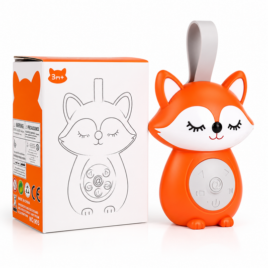 Veilleuse sonore bébé portable avec 5 sons apaisants et veilleuse