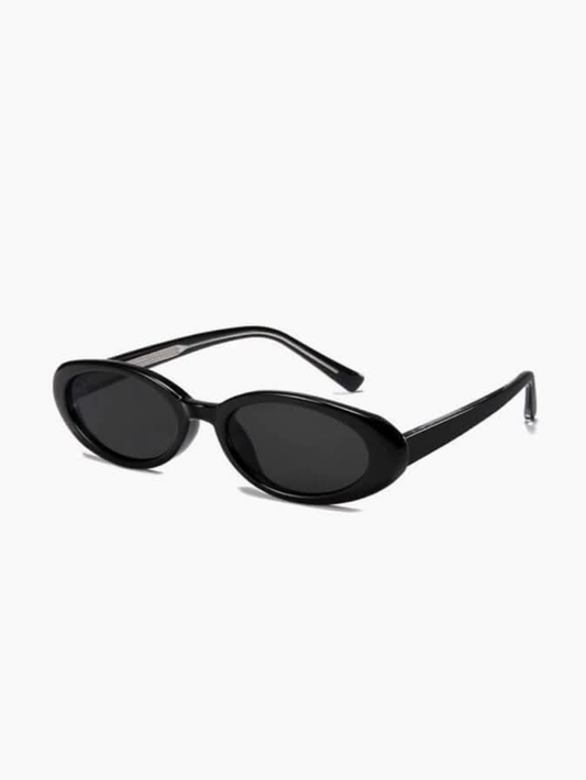 Lunettes de Soleil Ovales – Monture Fine au Style Rétro Tendance