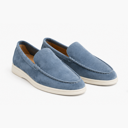 Mocassins Slip-On En Suédine Luxe – Homme Élégant & Confortable