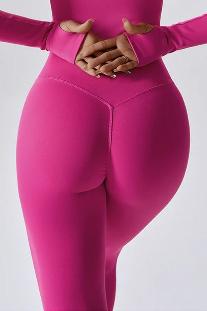 Ensemble Sport Femme Dos Croisé – Brassière et Legging Taille Haute Sculptant