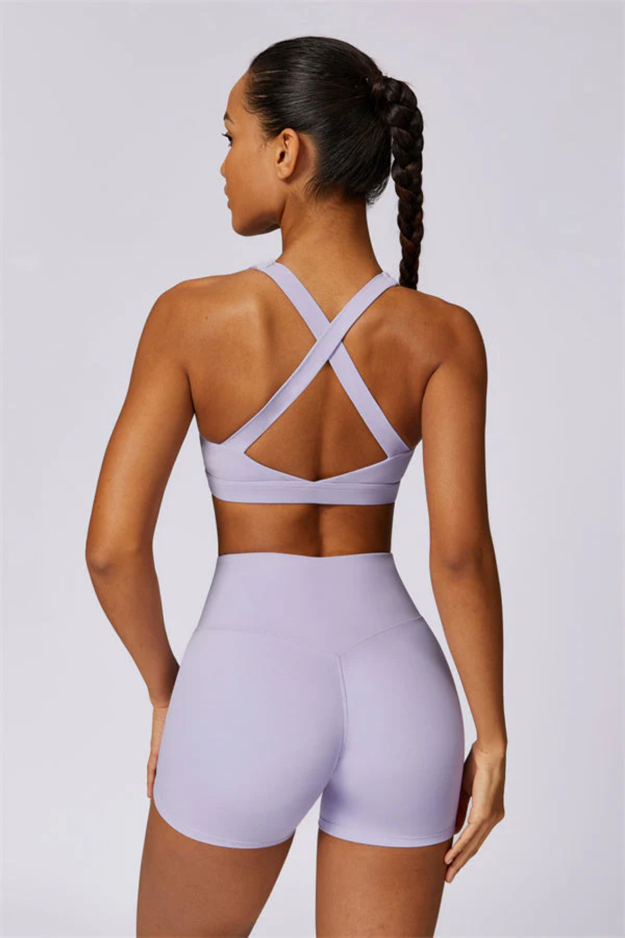 Ensemble Sport Femme SculptFit Sans Coutures – Brassière et Short Taille Haute