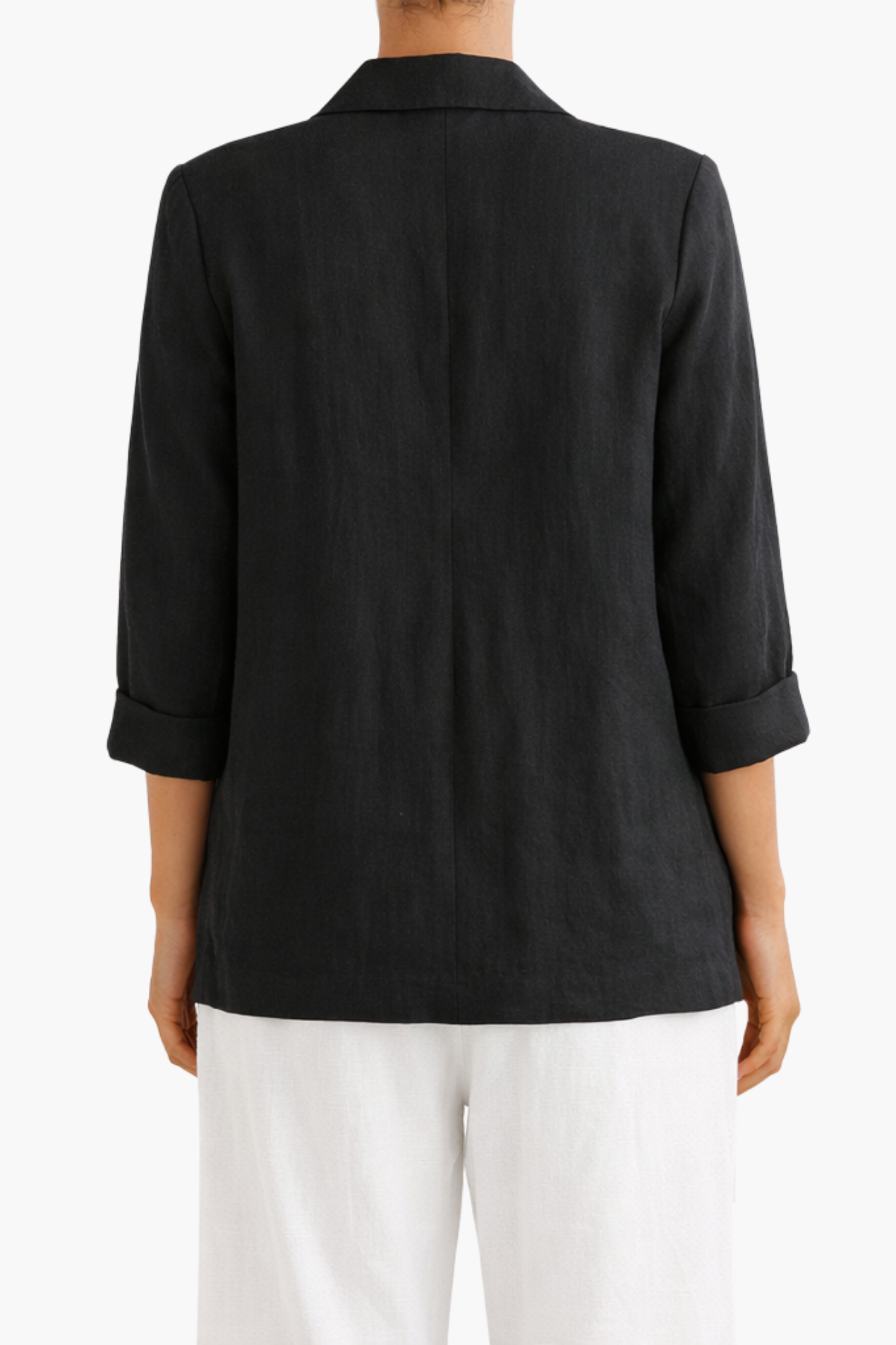 Blazer Femme En Linen – Veste Élégante En Lin Coupe Décontractée