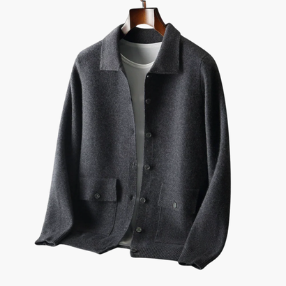Cardigan Homme Cachemire Classique – Élégance & Douceur Intemporelle | Automne Hiver