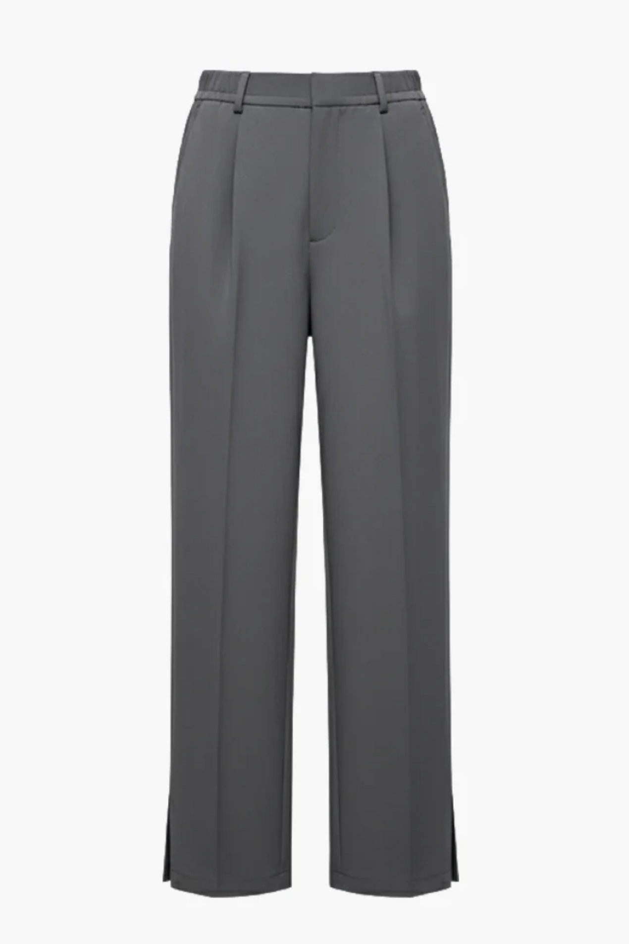 pantalon homme jambe large taille haute, vue de dos
