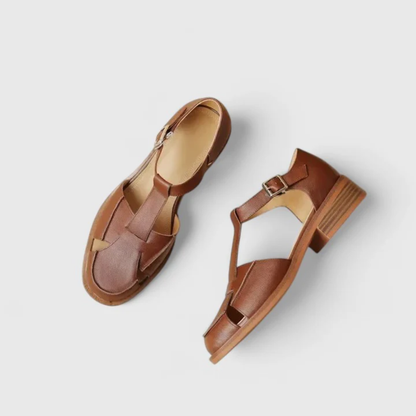 Sandales Femme Confort Bride Boucle – Talon Bas Stable | Maintien Ergonomique
