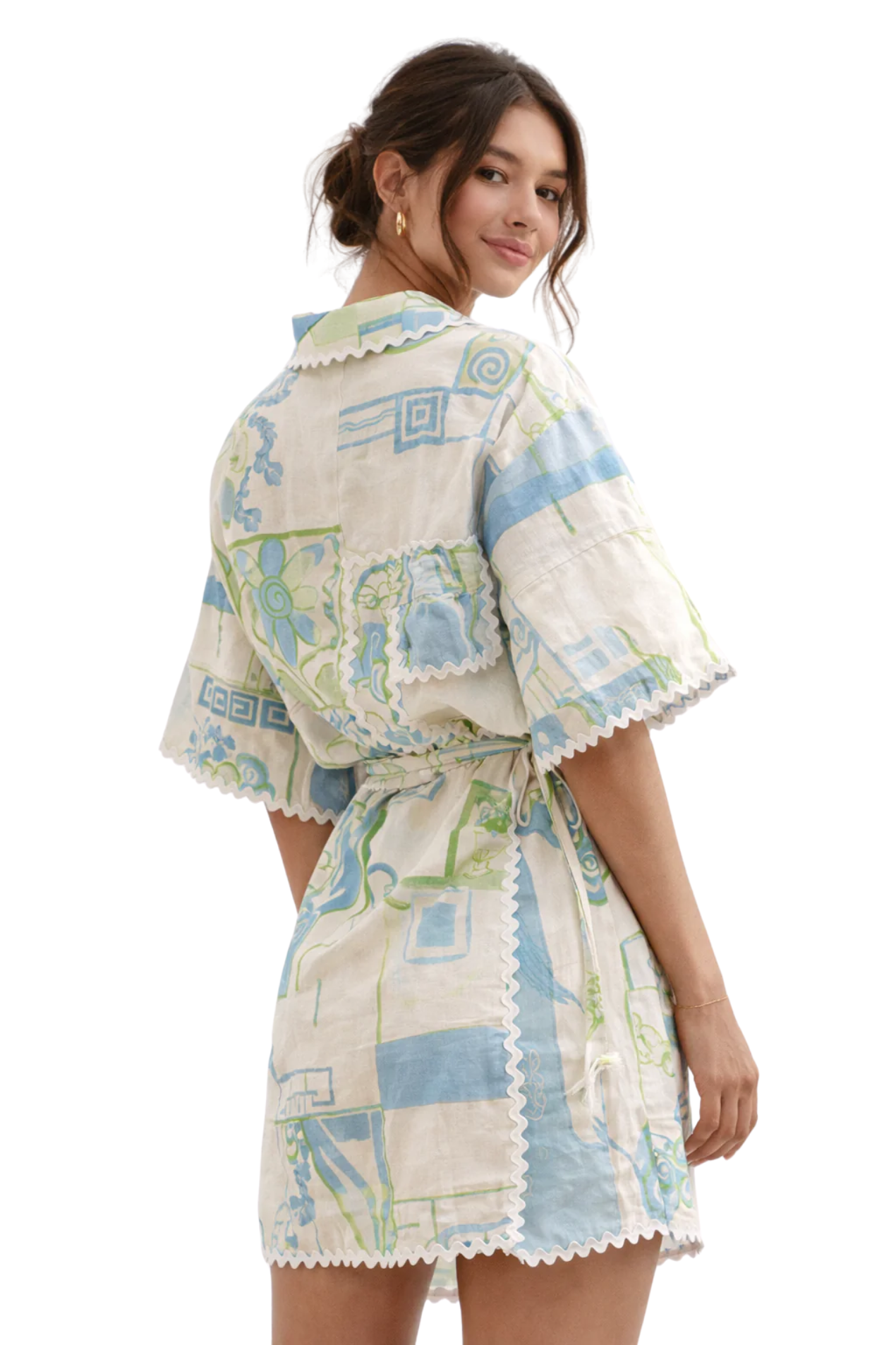 Ensemble Imprimé Deux Pièces Femme – Coupe Estivale & Matière Légère, Style Chic Été