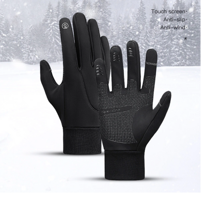 Gants tactiles d'hiver, utilisation d'un smartphone