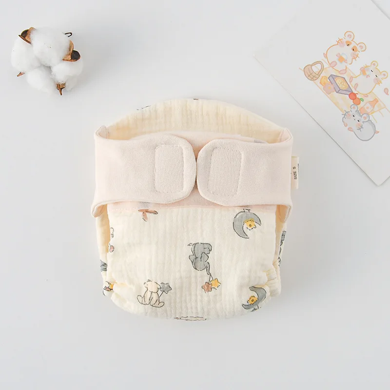 Body bébé plié à plat, motif éléphant et lune