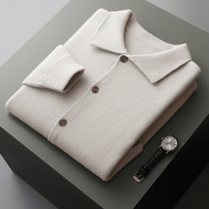 Cardigan Homme Cachemire Classique – Élégance & Douceur Intemporelle | Automne Hiver