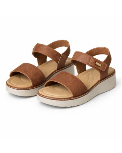 Sandales Compensées Femme – Brides Ajustables & Bout Ouvert, Maintien Plateforme Confort