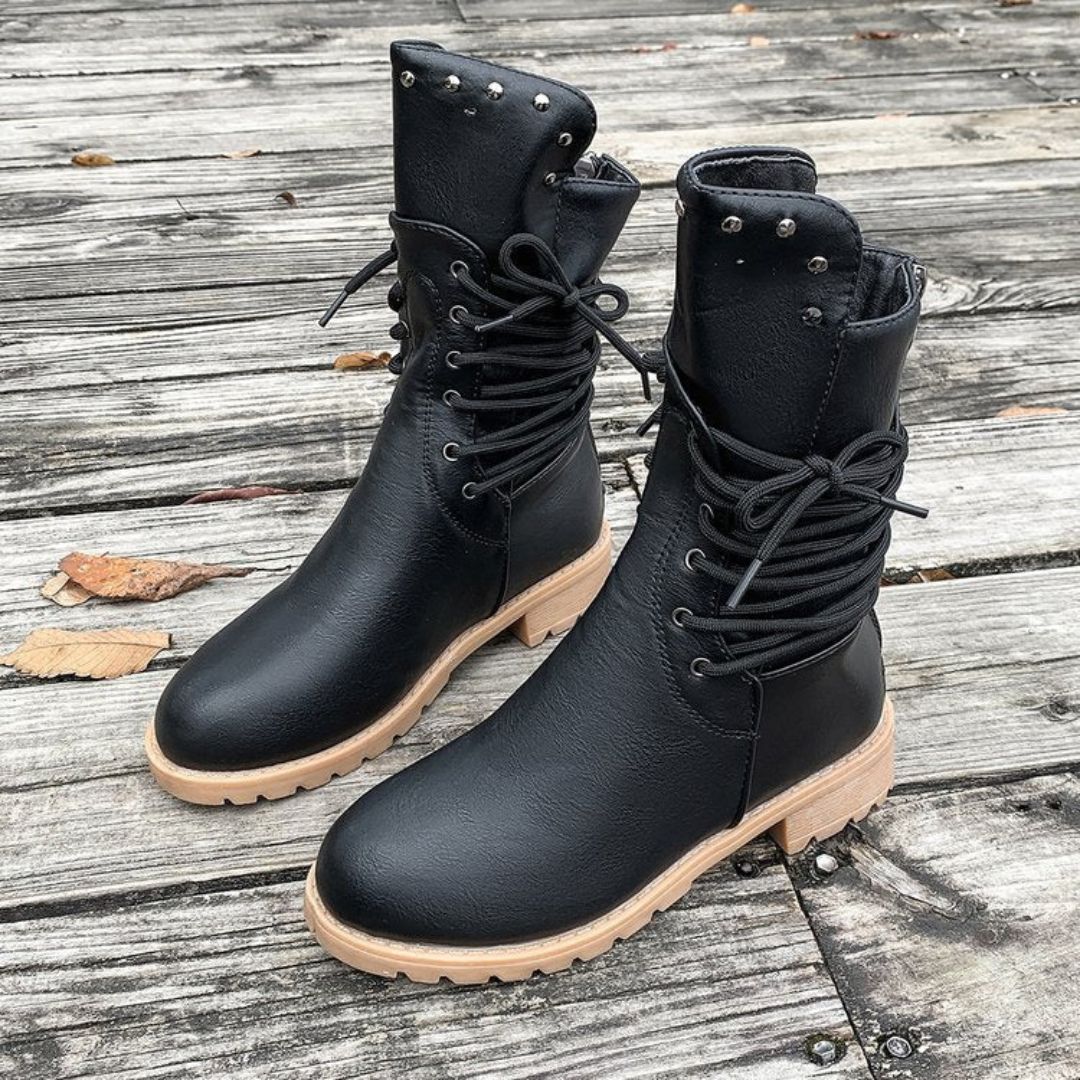 bottines de marche femme, coloris noir