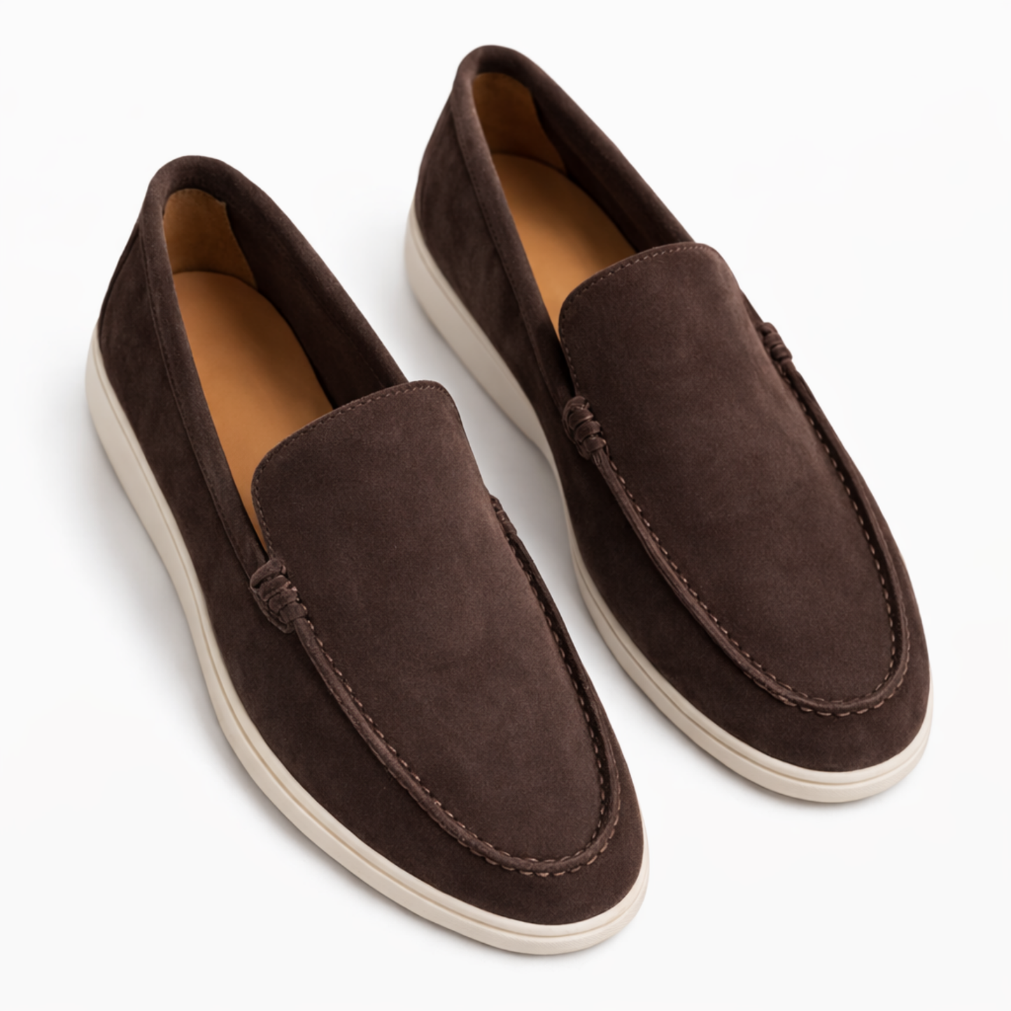 Mocassins en suédine pour homme | Semelle flexible, style décontracté