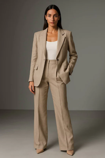 Ensemble Tailleur Femme Gris