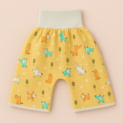 Pantalon enfant imprimé motif animal, vue de face